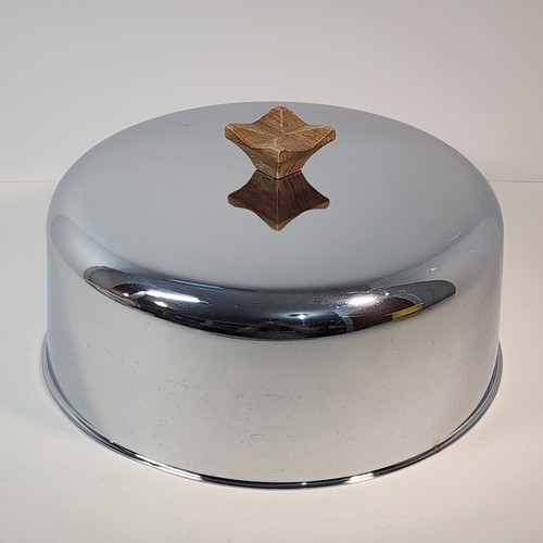Cupola per torta cromata